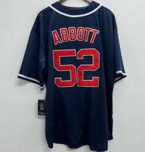 Jim Abbott Anaheim California Angels Official MLB Majestic Jersey blue