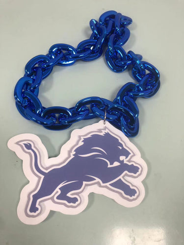 Detroit Lions 3D foam Fan Chain