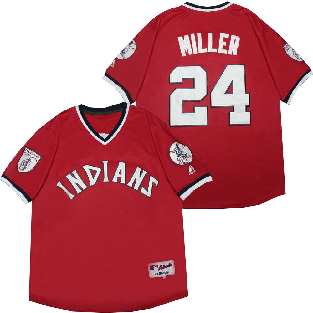 Andrew Miller Cleveland Indians Jersey Majestic