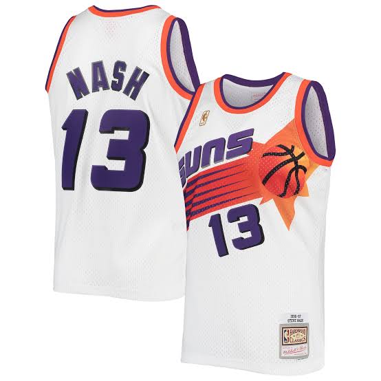 Steve Nash Phoenix Suns Jersey made by Mitchell & Ness