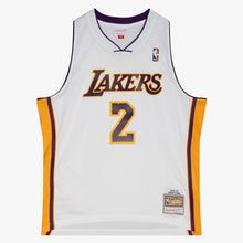 Derek Fisher 2002-03 Los Angeles  Lakers Official NBA Mitchell & Ness Jersey white