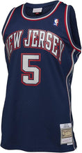 Jason Kidd YOUTH KIDS New Jersey Nets Official NBA Mitchell & Ness Jersey blue