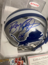 Barry Sanders Autographed Detroit Lions Mini Helmet with COA