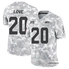 Julian Love Seattle Seahawks Official NFL Jersey Nike Salute to Service 2024