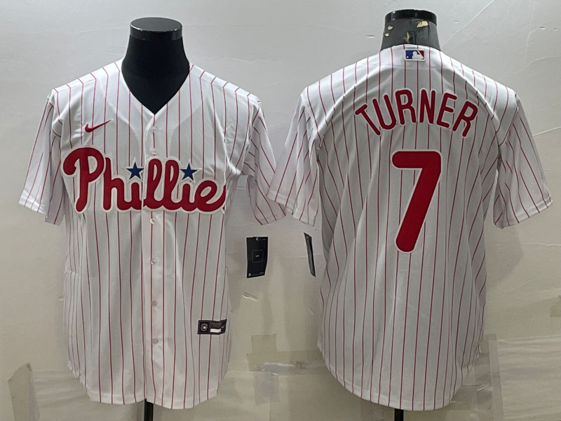 Trea Turner Philadelphia Phillies Jersey white – Classic Authentics