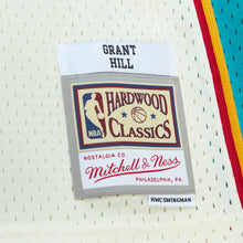 Grant Hill Detroit Pistons Official NBA Mitchell & Ness Jersey cream color