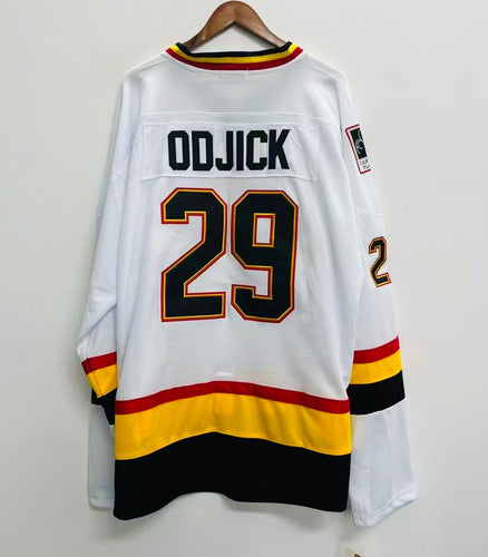 Gino Odjick Vancouver Canucks Official NHL Jersey Mitchell & Ness