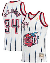 Hakeem Olajuwon Houston Rockets official NBA Jersey Mitchell & Ness White