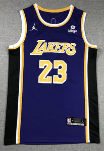 Lebron James Los Angeles Lakers Jersey purple #23