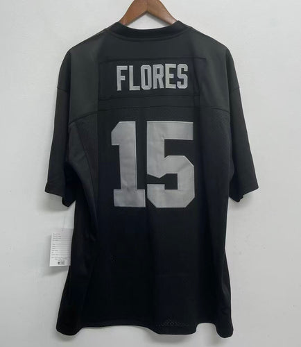 Tom Flores Oakland Raiders Mitchell & Ness Jersey black