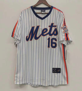 Dwight Doc Gooden New York Mets Jersey Majestic 1986 Patch