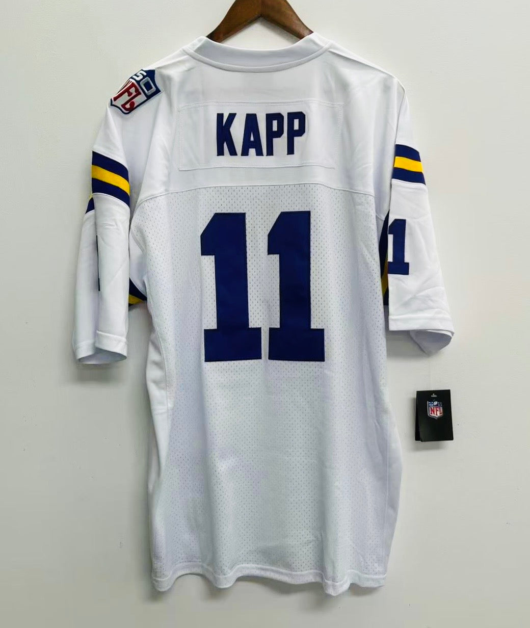 Joe Kapp 1969 Minnesota Vikings NFL Mitchell & Ness Jersey white