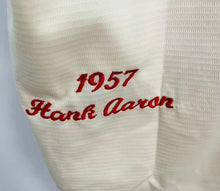 Hank Aaron Atlanta Milwaukee Braves Jersey 1957 Mitchell & Ness