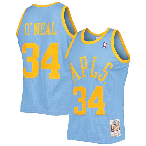 Shaquille O’Neal Los Angeles Minneapolis Lakers Official NBA Mitchell & Ness Retro Jersey