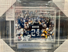 Charles Woodson Raiders Autographed 8x10 photo framed with COA