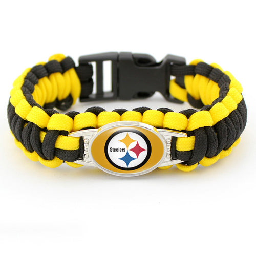 Pittsburgh Steelers snap clasp bracelet