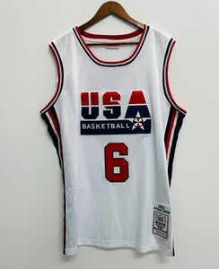 Patrick Ewing USA Olympic Basketball Jersey Mitchell & Ness white