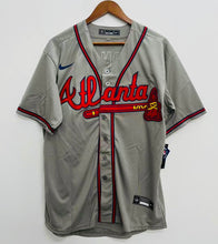 Travis d’Arnaud Atlanta Braves  Official MLB Nike Jersey gray