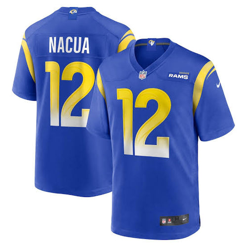 Puka Nacua #12 Los Angeles Rams Official NFL Nike Jersey