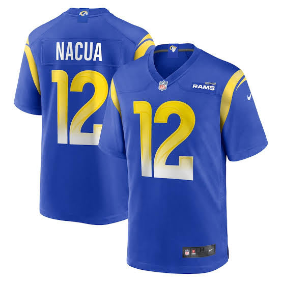 Puka Nacua #12 Los Angeles Rams Official NFL Nike Jersey