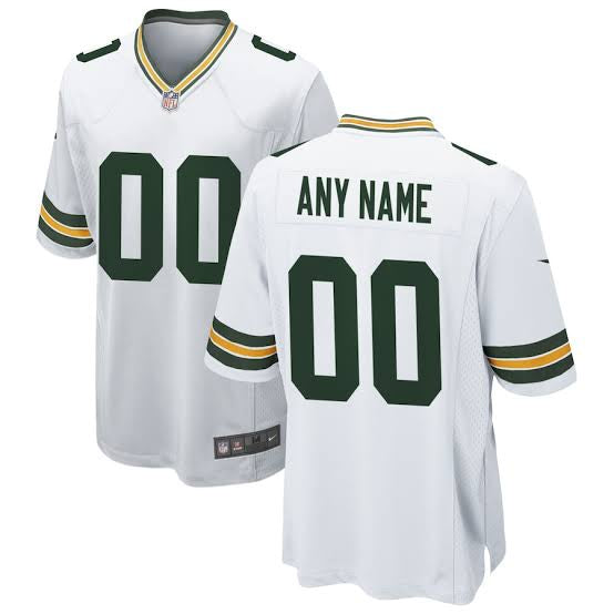 Any name & Number Green Bay Packers NFL Nike Jersey White
