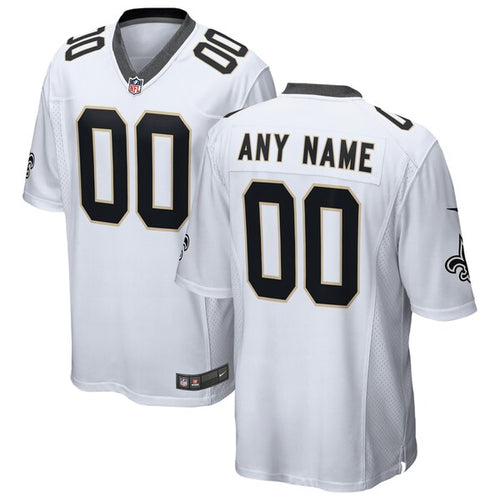 New Orleans Saints Any Name & Number customized YOUTH KIDS Official NFL Jersey white
