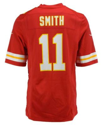 Alex Smith Kansas City Chiefs Official NFL Jersey Nike red