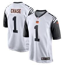 Ja’maar Chase Cincinnati Bengals Jersey white