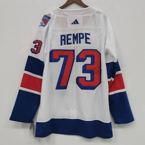 Matt Rempe YOUTH KIDS New York Rangers Official NHL Adidas Winter Classic Jersey