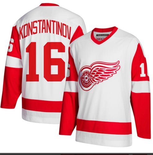 Vladimir Konstantinov Detroit Red Wings Official NHL Jersey CCM White