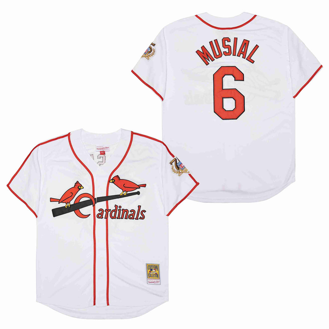 Stan Musial St. Louis Cardinals Jersey Mitchell & Ness