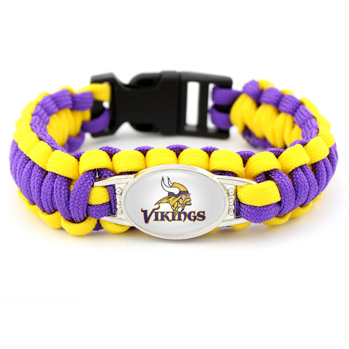 Minnesota Vikings snap clasp bracelet