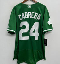 Miguel Cabrera Detroit Tigers St. Patrick’s Day Green Jersey