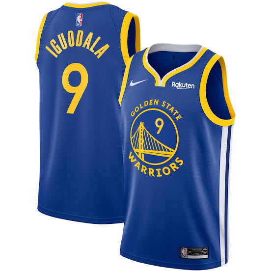 Andre Iguodala Golden State Warriors Official NBA Nike Jersey Blue