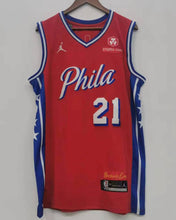 Joel Embiid Philadelphia 76ers Jersey Nike RED