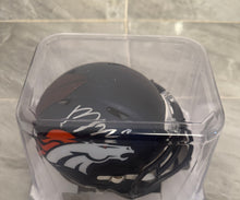 Bo Nix Denver Broncos Autographed Mini Helmet with COA & Photo signing