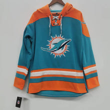 Miami Dolphins Hockey style hoodie