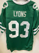 Marty Lyons New York Jets autographed jersey JSA Witnessed COA