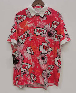 Kansas City Chiefs Official NFL Floral Palm shirt