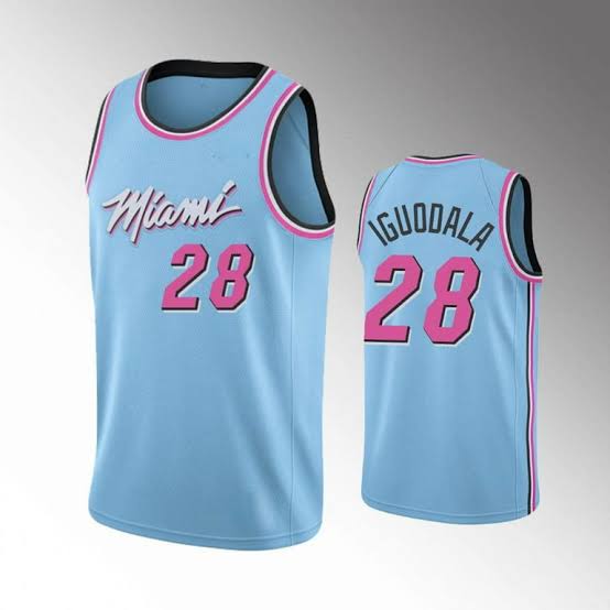 Andre Iguodala Miami Heat Official NBA Nike Vice Jersey