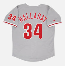 Roy Halladay Philadelphia Phillies Official MLB Jersey gray Majestic