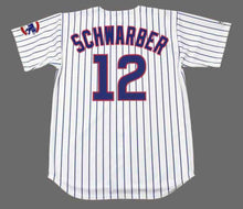 Kyle Schwarber Chicago Cubs Official MLB Majestic Jersey white pinstripes