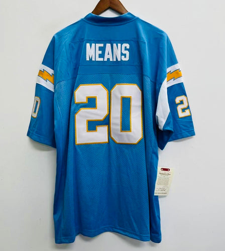 Natrone Means Los Angeles San Diego Chargers Jersey Mitchell & Ness