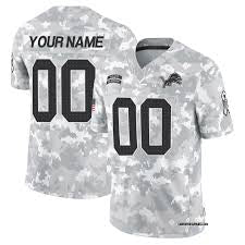 Detroit Lions Any Name & Number customized YOUTH KIDS Official NFL Salute to Service Jersey