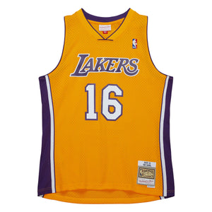 Pau Gasol Los Angeles Lakers 2009 - 2010 Official NBA Jersey Mitchell & Ness