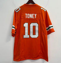 Malachi Toney Miami Hurricanes Official NCAA Adidas Jersey Orange