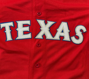 Josh Hamilton Texas Rangers official MLB Jersey 2015 World Series Majestic