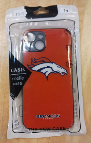 Denver Broncos I phone 14 silicone case