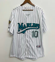 Gary Sheffield Florida Marlins 1997 Official MLB Jersey Majestic white
