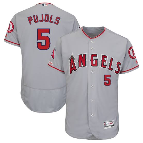 Albert Pujols Anaheim Angels Official MLB Majestic Jersey